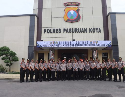 Sespimma Polri Angkatan ke-74 T.A. 2025 Gelar Praktek Kerja Profesi di Polres Pasuruan Kota
