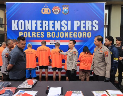 Operasi Sikat Semeru 2025 Polres Bojonegoro Amankan Delapan Pelaku Kejahatan