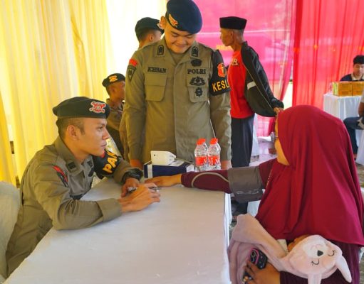 Korps Brimob Polri Gelar Bakti Kesehatan Gratis Jelang HUT ke 80