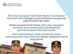 Polri Tunjukkan Langkah Nyata Perkuat Kepercayaan Publik, Siap Ikuti Uji Publik Keterbukaan Informasi 2025