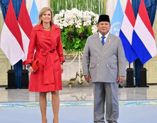Presiden Prabowo Terima Kunjungan Ratu Máxima di Istana Merdeka