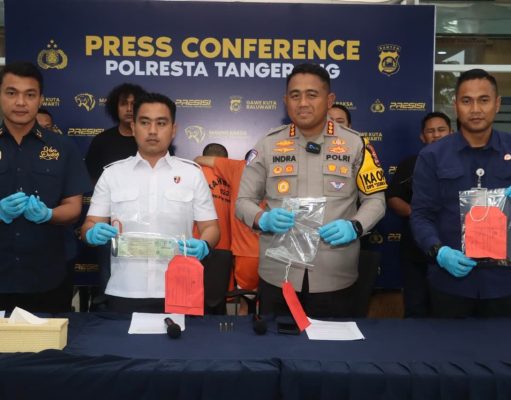 Dua Pelaku Curanmor Bersenpi Diringkus Polresta Tangerang