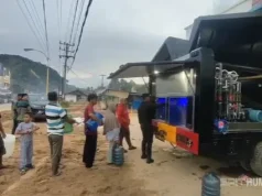 Krisis Air Bersih Pasca Banjir Tapanuli Tengah, Water Treatment Brimob Polda Sumut Jadi Penyelamat