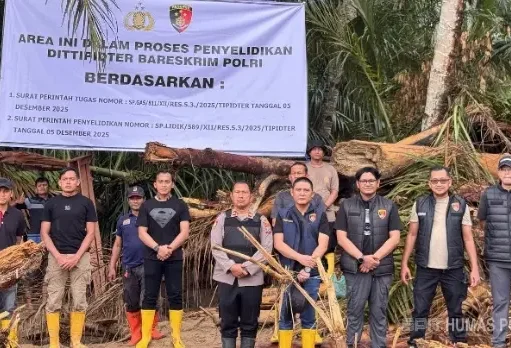 27 Kayu Hanyut di Garoga Disita Bareskrim untuk Diselidiki