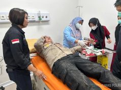 Saat Bantu Evakuasi Kebakaran di Gedung Terra Drone Kapolsek Kemayoran Alami Luka