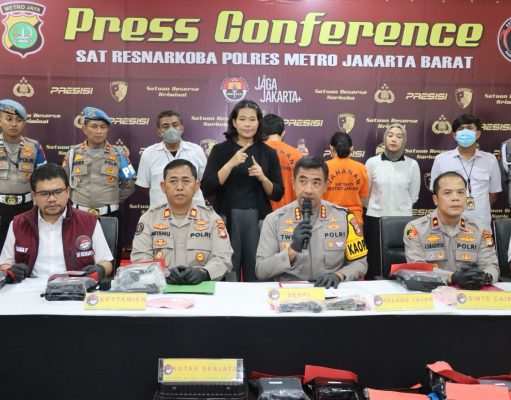 Polres Metro Jakbar Tangkap Pasutri Kurir Sabu Jaringan Lintas Provinsi