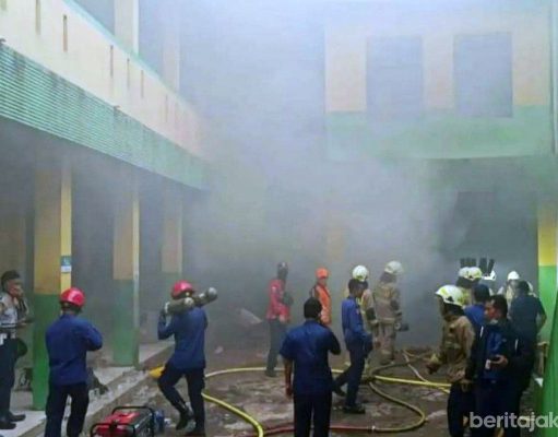 Kebakaran Gudang Ponpes Al Mawaddah Berhasil Dipadamkan