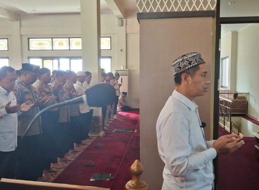 Sholat Gaib Digelar Polda Jabar untuk Para Korban Bencana Longsor Cisarua