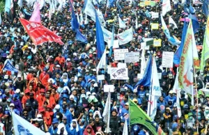 Aksi Buruh Digelar di Monas, 1.060 Personel Gabungan Dikerahkan untuk Pengamanan