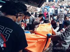 Tim Gabungan Dibantu K9 Temukan 1 Korban Banjir Bandang di Kampung Laghaeng Siau Timur