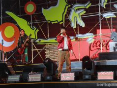 Pertunjukan Drone dan D’Masiv di Bundaran HI Semarak Pukau Ribuan Pengunjung