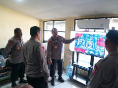 Tim Squad Drone Bid TIK Korbrimob Polri Menggelar Simulasi Penanganan Instruksi Drone