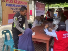 Polri Hadir untuk Kemanusiaan, Pengungsi Banjir di Bireuen Terima Layanan Kesehatan Gratis