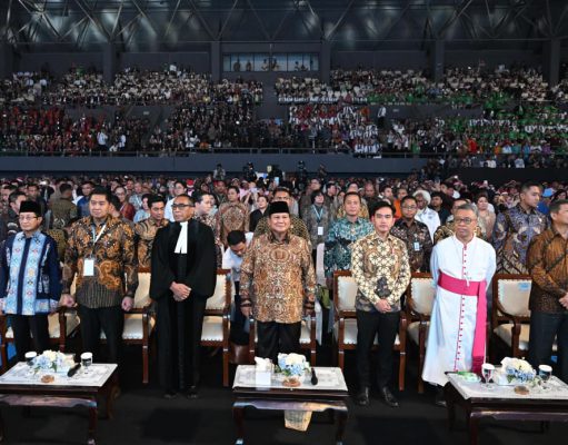Dalam Puncak Acara Natal 2025, Presiden Prabowo Umumkan Indonesia Capai Swasembada Beras
