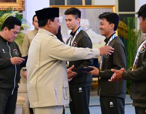Presiden Prabowo Beri Bonus kepada Atlet Sea Games ke-33 Thailand Total Rp465 M