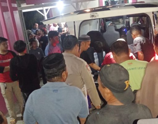 Personel Polsek Sarudu Datangi TKP di Pantai Sempo Selatan, Dua Pelajar Meninggal Dunia Terseret Ombak