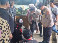 Respons Cepat Polsek Ciputat Timur Tangani Laporan Warga Perempuan Terjatuh di Pasar Ciputat