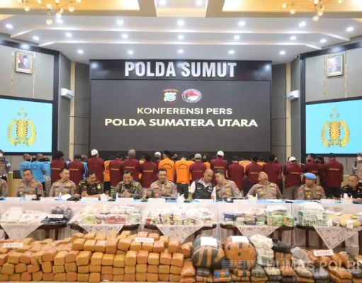 Polda Sumut Selamatkan 1,48 Juta Jiwa dan Ungkap 923 Kasus Narkoba Awal 2026