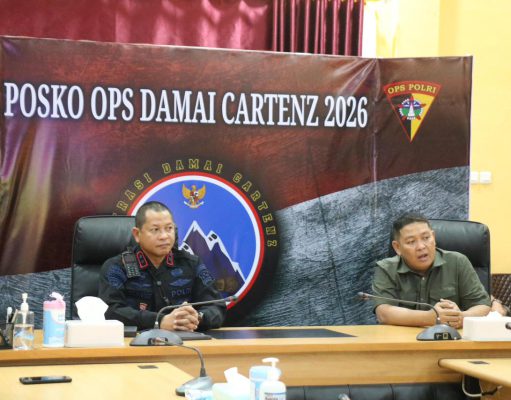 Perkuat Konsolidasi dan Kesiapsiagaan Operasi Damai Cartenz-2026, Wadankorbrimob Polri Tiba di Timika