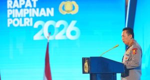 Tegaskan Kesiapan Kawal Rencana Kerja Pemerintah, Kapolri Buka Rapim Polri 2026