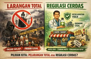 Pelarangan Vape Oleh BNN Bukan Solusi, Regulasi Cerdas dan Adil yang Dibutuhkan