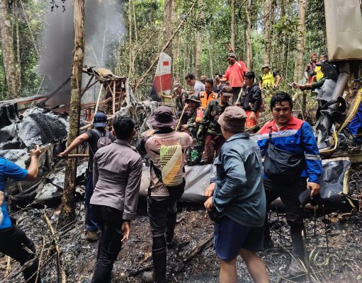Saat Jatuh di Nunukan Kaltara Pesawat Pelita Air Bawa BBM