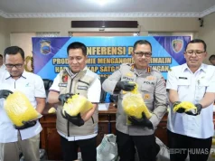 Polisi Sita Satu Ton Barang Bukti Produksi Mi Basah Mengandung Formalin di Boyolali