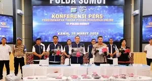 Polda Sumut Sita Puluhan Perangkat dan Rekening Judi Online di Medan yang Diduga Raup Omzet Rp 7 Miliar