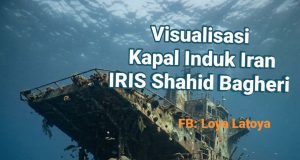 “KAPAL INDUK KEBANGGAAN IRAN SHAHID BAGHERI MENJADI PERSEMBUNYIAN IKAN”