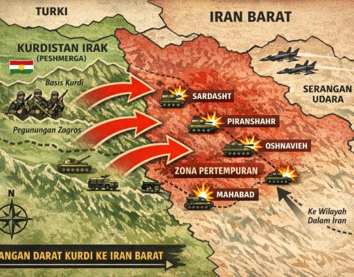 “Kurdi dan Front Baru Perang Iran: Strategi Membuka Konflik dari Barat.”