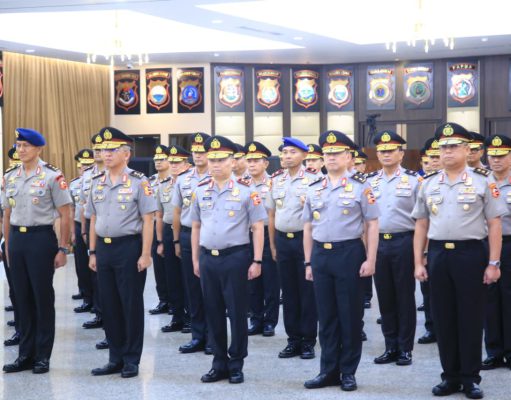 47 Pati Polri Naik Pangkat, 1 Perwira Raih Bintang Tiga