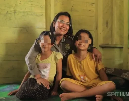 Kapolres Samosir Jadi Orangtua Asuh Anak Korban Penganiayaan