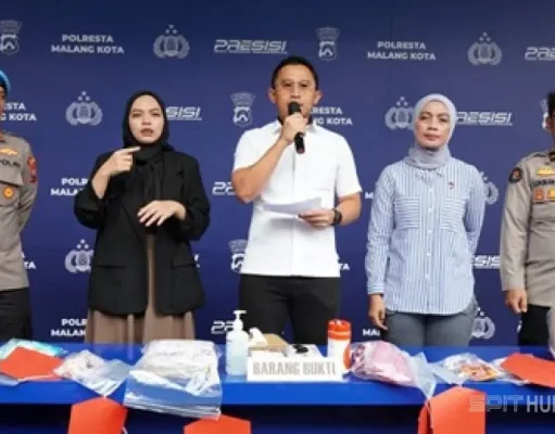 Polresta Malang Kota Amankan Sepasang Kekasih yang Buang Bayinya