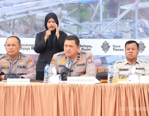 Operasi PETI di Riau: 29 Kasus Terbongkar, 1.167 Rakit Tambang Ilegal Dimusnahkan