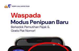 Korlantas Pastikan Pemutihan Pajak 2026 Online Gratis Itu Hoaks. Jangan Tertipu!!
