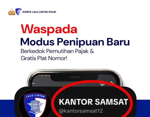 Korlantas Pastikan Pemutihan Pajak 2026 Online Gratis Itu Hoaks. Jangan Tertipu!!