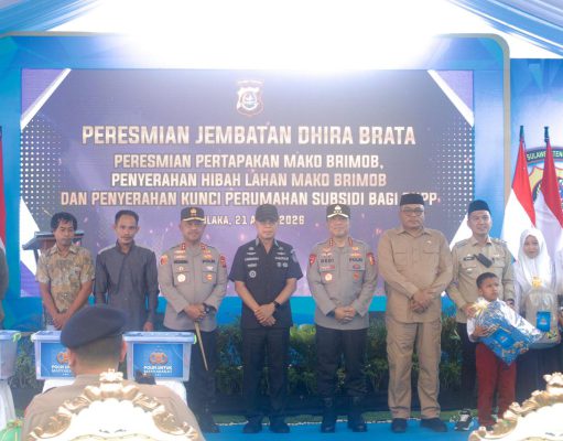 Wakapolri Resmikan Jembatan Perintis “Dhira Brata” dan 17 Jembatan Lain Atas Instruksi Presiden Prabowo