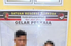 Diduga Jadi Pengedar Ekstasi, Pasutri Diringkus Sat Resnarkoba Polres Kep Meranti