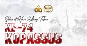 Kapolri Ucapkan Selamat HUT ke-74 Kopassus