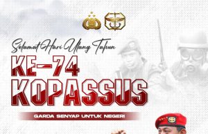 Kapolri Ucapkan Selamat HUT ke-74 Kopassus