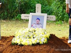 Penghormatan Terakhir kepada Kombes Michael Mumbunan di Taman Makam Kemuliaan Polri Cikeas