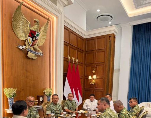 KSAD Melaporkan Pada Presiden Pembangunan 300 Jembatan dan Sekolah Terdampak Bencana