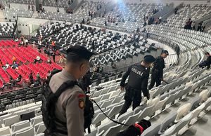 370 Personel Gabungan Amankan Kebaktian Rohani di Indonesia Arena