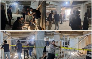 Polisi Lakukan Olah TKP Dilokasi 4 Pekerja Meninggal