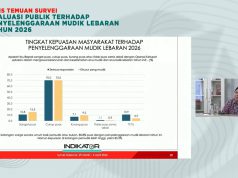 Indikator Politik Indonesia Tegaskan Tingginya Kepuasan Mudik Lebaran 2026, 85,3% Pemudik Puas