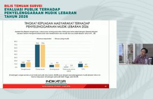 Indikator Politik Indonesia Tegaskan Tingginya Kepuasan Mudik Lebaran 2026, 85,3% Pemudik Puas