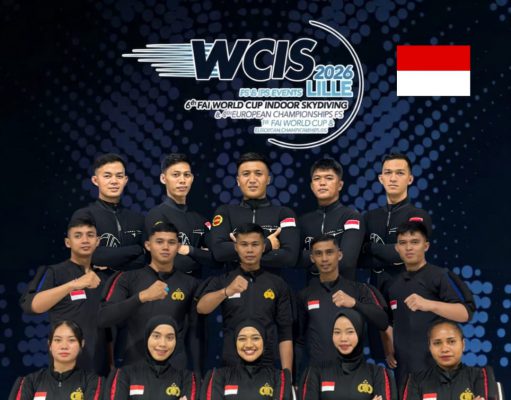 Polri Kirim 21 Personel Terbaik Berlaga di Indoor Skydiving World Cup 2026 di Perancis