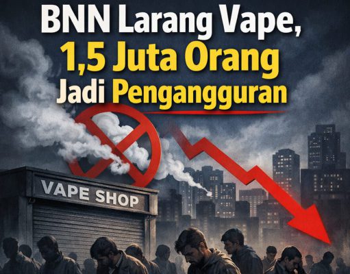 BNN Larang Vape: Kebijakan Serampangan Ancam 1,5 Juta Pekerja