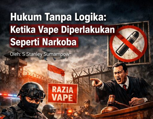 Hukum Tanpa Logika: Ketika Vape Diperlakukan Seperti Narkoba