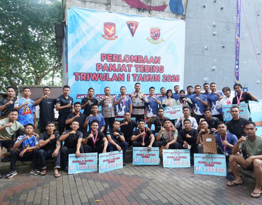 Kejuaraan Panjat Tebing Brimob Resmi Ditutup